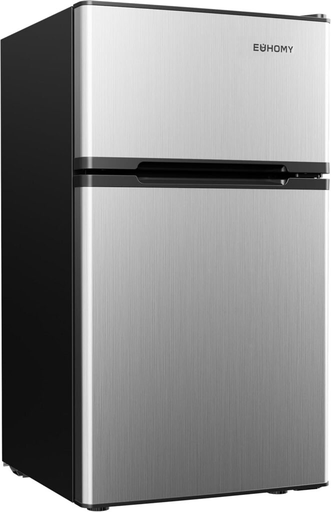 Cool Convenience: EUHOMY 3.2 Cu.Ft Mini Fridge & Freezer Review