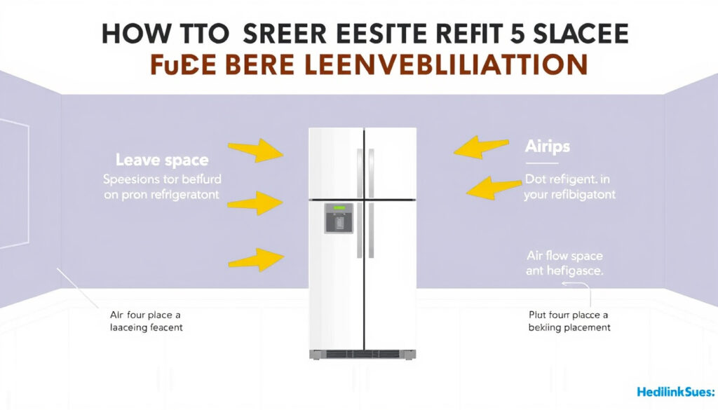 The Ultimate Guide to Refrigeration: Why You Must Leave Space Behind Your Fridge for Proper Ventilation!